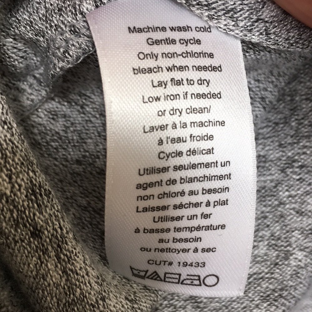 Rag & bone Light Grey Theo Long Sleeve Tee - Picture 12 of 13